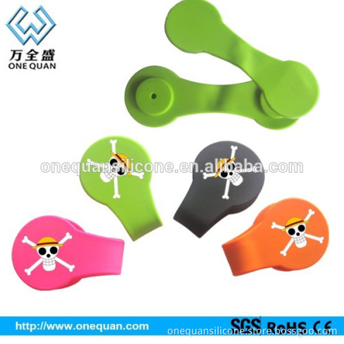 Custom silicone strong fridge magnet clip